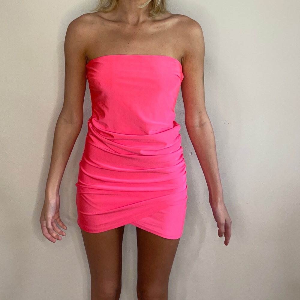 hot pink  body con